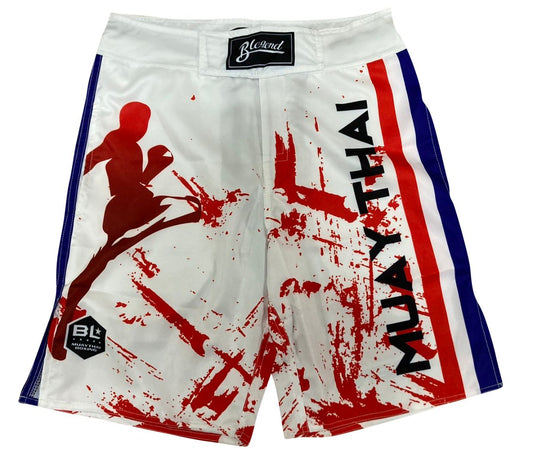 Blegend MMA Shorts Warrior White