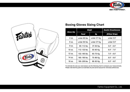 Fairtex Amateur Boxing Gloves BGV27 White