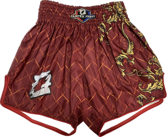 Fairtex Fight Promotion Shorts Supreme Power Red