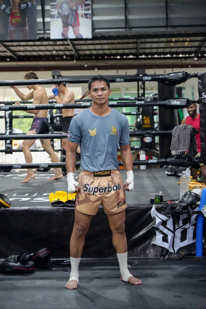 Superbon Muay Thai T-Shirt Classic MT17 Grey