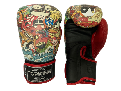 Боксерские перчатки Top King TKBGCT CN BLACK RED