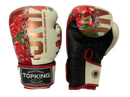 Боксерские перчатки Top King TKBGRS ROSE WHITE