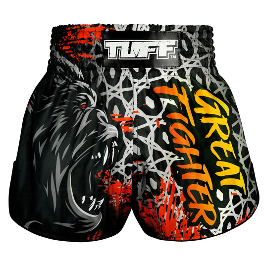Tuff Muay Thai Shorts TUF-RMS123-BLK