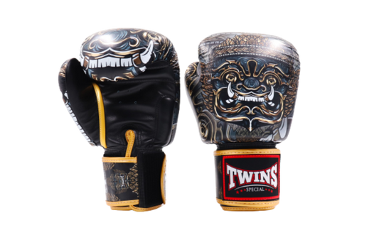 Twins Special Fancy BOXING GLOVES FBGVL3-63 Black