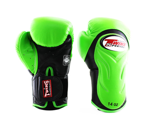 Twins Special Boxing Gloves BGVL6 Black Green