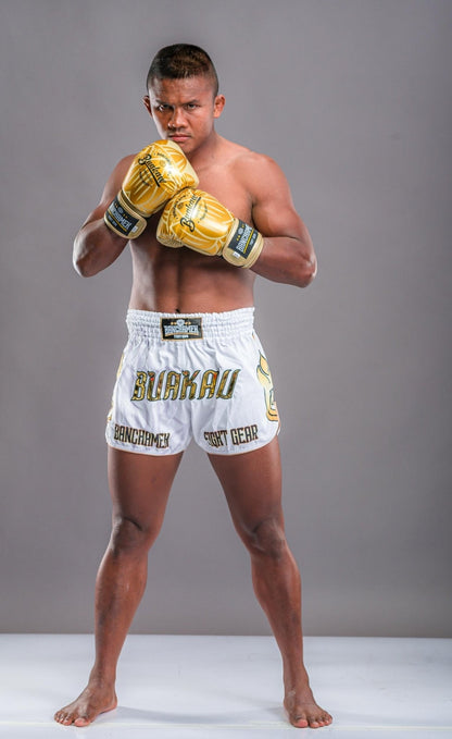 Buakaw Shorts BSH3 WHITE GOLD Buakaw