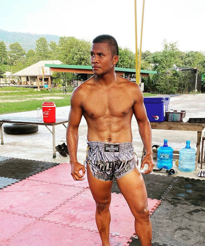 Шорты Buakaw BSH5 SILVER GOLD