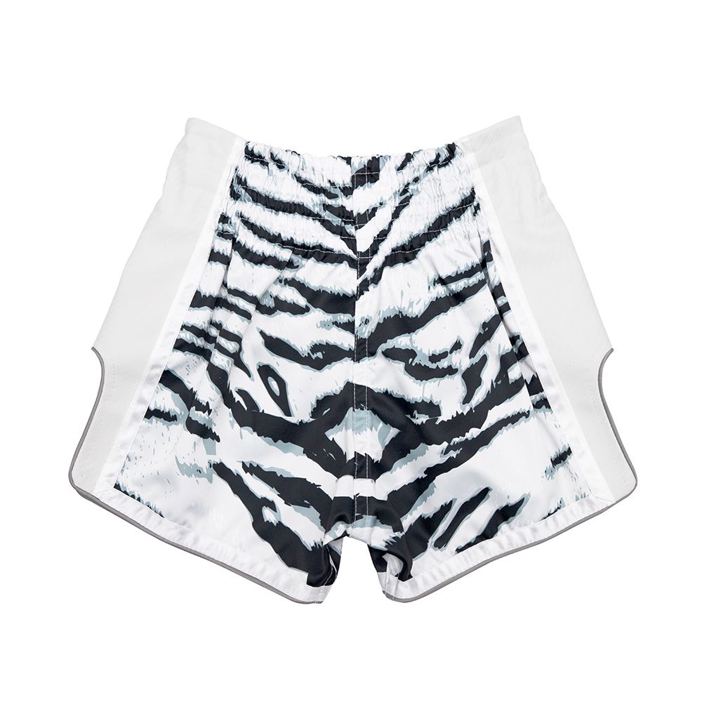 Fairtex Boxing Shorts for Kids - BSK2103 "White Tiger" Fairtex