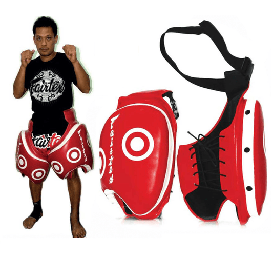 Fairtex Low Kick Pads Red TP3