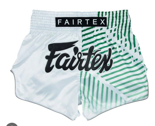 Fairtex Muay Thai Shorts BS1923 Racer White