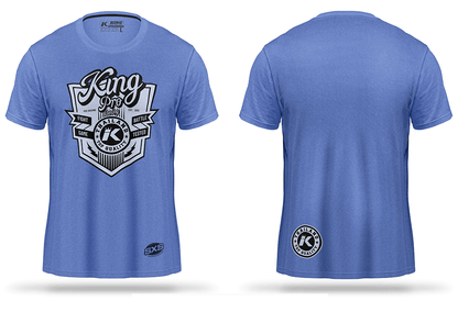 King Pro Boxing T-shirt Shield LG Blue