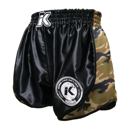 King Pro Shorts Trunks Retro Mesh Black Camo Brow - SUPER EXPORT SHOP