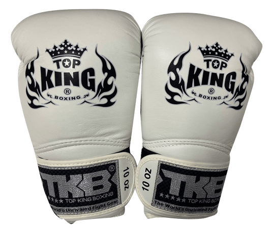 Top King Boxing Gloves TKBGSV Super White