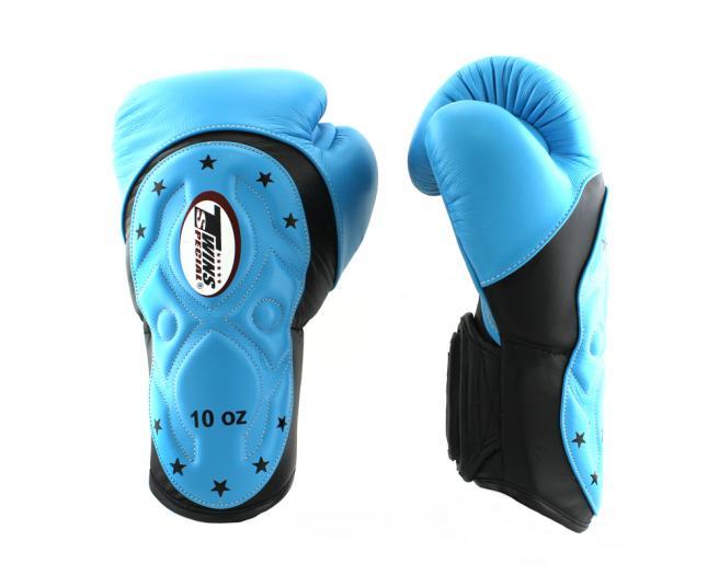 Twins Special BOXING GLOVES BGVL6 MK BLACK/ LIGHT BLUE - SUPER EXPORT SHOP