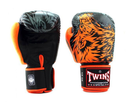 Twins Special BOXING GLOVES FBGVL3-50 ORANGE/BLACK