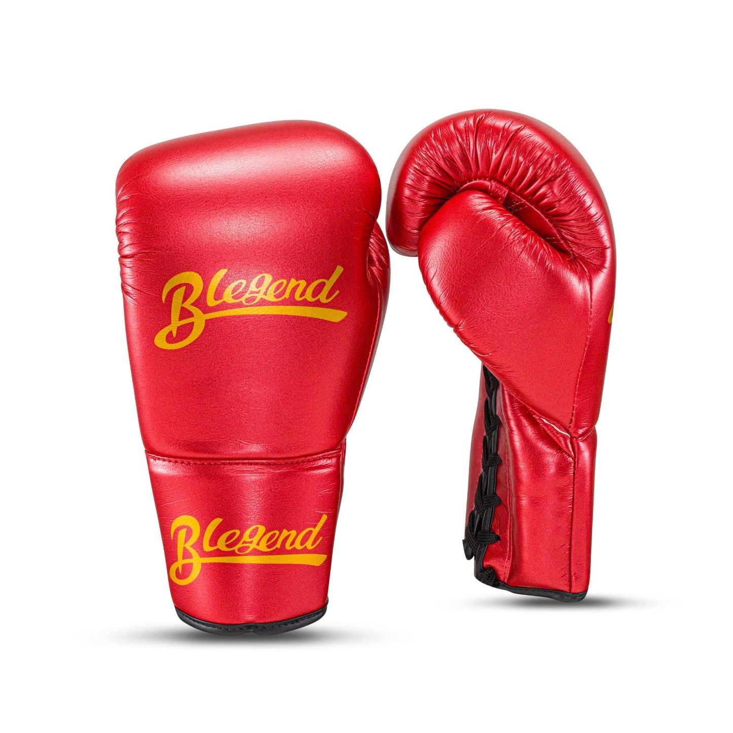 Боксерские перчатки Blegend BGL221 на шнуровке красные