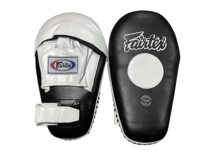 Fairtex Focus Mitts Pro Angular  FMV8 White/Black Fairtex
