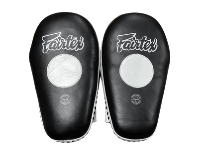 Fairtex Focus Mitts Pro Angular  FMV8 White/Black Fairtex
