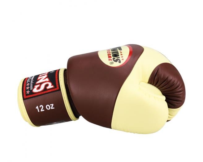 Twins Special Boxing Gloves BGVL13 Dark brown Vanilla - SUPER EXPORT SHOP