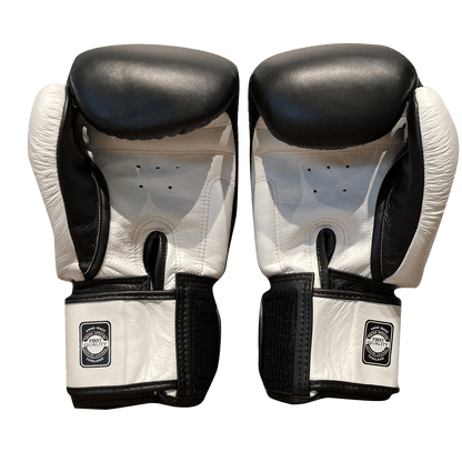 Twins Special Boxing Gloves BGVL3-2T Wh/Bk Black Front - SUPER EXPORT SHOP