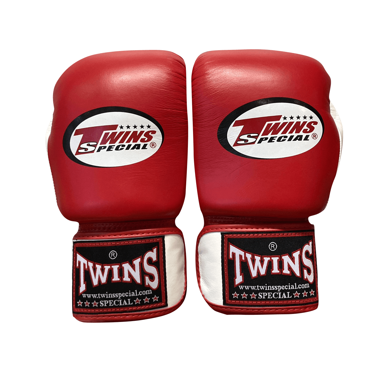 Twins Special Boxing Gloves BGVLA-2T Wh/Rd/Bk Red Front - SUPER EXPORT SHOP