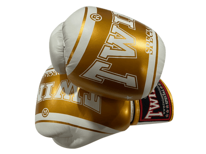 Twins Special BOXING GLOVES FBGVL3-TW4 White Gold - SUPER EXPORT SHOP